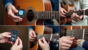 apprenez à accorder votre guitare facilement, avec ou sans accordeur, grâce à notre guide étape par étape conçu pour tous les niveaux.