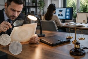 faux diplôme : découvrez les risques juridiques, les méthodes de détection et les alternatives légales pour valoriser vos compétences.
